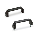 Elesa Matt Black Polyamide Handle 38 mm Height, 25mm Width, 134mm Length