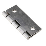 Pinet Stainless Steel Butt Hinge, Screw Fixing, 50mm x 40mm x 1.2mm