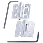 Pinet Aluminium Friction Hinge, Screw Fixing, 30mm x 35mm x 3mm