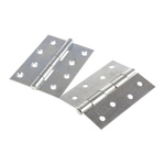 RS PRO Steel Butt Hinge, Screw Fixing, 100mm x 71mm x 1.75mm