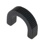Southco Black Aluminium Handle 27 mm Height, 6.4mm Width, 36mm Length