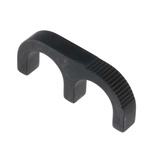 Southco Black Aluminium Handle 27 mm Height, 6.4mm Width, 63.5mm Length