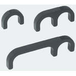 Southco Black Aluminium Handle 27 mm Height, 6.4mm Width, 86mm Length