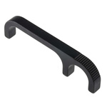 Southco Black Aluminium Handle 27 mm Height, 6.4mm Width, 105mm Length