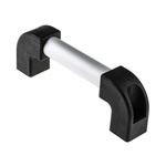 RS PRO Silver Aluminium Handle 77 mm Height, 30mm Width, 224mm Length