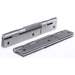 RS PRO Steel Piano Hinge, 160mm x 46mm x 1.5mm