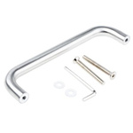 RS PRO Silver Stainless Steel Handle, 225mm Length