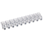 1273.1010 MENTOR, PCB Mounted 10-Way Right Angle LED Light Pipe, Clear Rectangle Lens