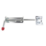 RS PRO Steel Padlockable Zinc Door Bolt