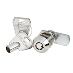 Euro-Locks a Lowe & Fletcher group Company Tumbler Lock, 30mm Panel-to-Tongue, 19.2 x 16mm Cutout, Key Unlock
