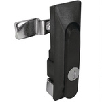 RS PRO Black Cabinet Lock, 28.5mm Panel-to-Tongue, 25 x 100mm Cutout, Key Unlock