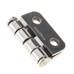 Southco Gloss Stainless Steel Butt Hinge, Screw Fixing, 38mm x 38.2mm x 9mm