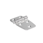 Southco Gloss Stainless Steel Strap Hinge, Screw Fixing, 58mm x 38.2mm x 9mm