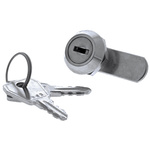 Euro-Locks a Lowe & Fletcher group Company Camlock, 8mm Panel-to-Tongue, 16.1 x 13.1mm Cutout, Key Unlock