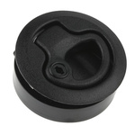Southco Black Plastic Locking Latch, 50mm Cutout, Key Unlock