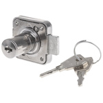 Euro-Locks a Lowe & Fletcher group Company Sliding Door Lock, 22mm Panel-to-Tongue, 16.5mm Cutout, Key Unlock