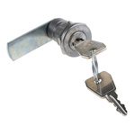 Euro-Locks a Lowe & Fletcher group Company Camlock, 22.6mm Panel-to-Tongue, 19.5 x 16.6mm Cutout, Key Unlock