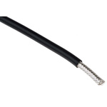 Bedea Black Unterminated to Unterminated RG223/U Coaxial Cable, 50 Ω 5.38mm OD 20m