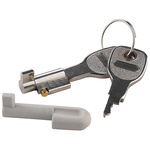 Bopla Silver Steel Cylinder Lock, Push Unlock