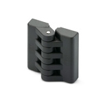 Elesa PA Butt Hinge with a Fixed Pin, Screw Fixing, 65mm x 64mm x 23mm