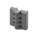 Elesa PA Butt Hinge with a Fixed Pin, Screw Fixing, 65mm x 64mm x 23mm