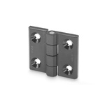 Elesa PA Butt Hinge with a Loose Pin Pin, Screw Fixing, 60mm x 70mm x 14.5mm