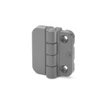 Elesa POM Butt Hinge with a Plastic Pin, Screw Fixing, 50mm x 45mm x 14mm