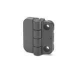 Elesa POM Butt Hinge with a Plastic Pin, Screw Fixing, 50mm x 45mm x 14mm