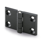 Elesa Zinc Alloy Butt Hinge with a Fixed Pin, Screw Fixing, 50mm x 76mm x 11.5mm