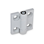 Elesa Zinc Alloy Friction Hinge with a Plastic Pin, Screw Fixing, 60mm x 60mm x 18.5mm
