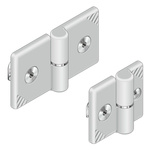 Bosch Rexroth Die-Cast Aluminium Flag Hinge with a Lift-off Pin, Screw Fixing, 80mm x 45mm x 5mm