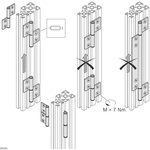 Bosch Rexroth Steel Hinge Pin with a Grooved Pin, 70mm x 6mm x 6mm