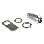 Euro-Locks a Lowe & Fletcher group Company Camlock, 32.7mm Panel-to-Tongue, 20.1 x 17.6mm Cutout, Triangle Head Unlock