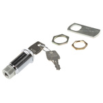 Euro-Locks a Lowe & Fletcher group Company Camlock, 32.7mm Panel-to-Tongue, 20.1 x 17.6mm Cutout, Key Unlock
