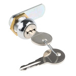 Euro-Locks a Lowe & Fletcher group Company Camlock, 16mm Panel-to-Tongue, 19.1 x 16.1mm Cutout, Key Unlock
