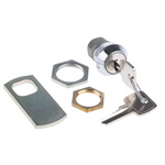Euro-Locks a Lowe & Fletcher group Company Camlock, 13mm Panel-to-Tongue, 20.1 x 17.6mm Cutout, Key Unlock