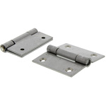 Pinet Stainless Steel Butt Hinge, Screw Fixing, 60mm x 60mm x 2mm
