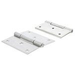 Pinet Stainless Steel Butt Hinge, Screw Fixing, 80mm x 80mm x 2.5mm