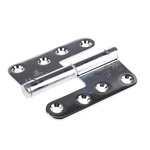 ROCA Stainless Steel Flag Hinge with a Lift-off Pin, Screw Fixing, 110mm x 98mm x 3mm