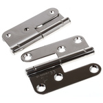 ROCA Stainless Steel Flag Hinge with a Lift-off Pin, Screw Fixing, 98mm x 82mm x 2.5mm