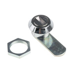 Euro-Locks a Lowe & Fletcher group Company Camlock, 9.5mm Panel-to-Tongue, 16.1 x 13.1mm Cutout, Coin/Screwdriver Unlock