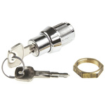 Euro-Locks a Lowe & Fletcher group Company Camlock, 20.5mm Panel-to-Tongue, 21.5 x 19.1mm Cutout, Push Unlock