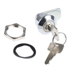 Euro-Locks a Lowe & Fletcher group Company Camlock, 16mm Panel-to-Tongue, 23 x 20.2mm Cutout, Key Unlock