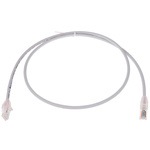 Molex Premise Networks Grey PVC Cat5e Cable U/UTP, 1m Male RJ45/Male RJ45