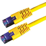 Roline Yellow Cat6 Cable S/FTP Male RJ45/Male RJ45, Terminated, 10m