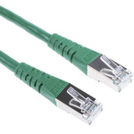 Roline Green Cat6 Cable S/FTP Male RJ45/Male RJ45, Terminated, 15m
