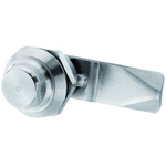 RS PRO Stainless Steel Hygienic Latch, 18mm Panel-to-Tongue, 20.2 x 22.2mm Cutout, Spanner Unlock