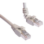 Weidmuller Grey Cat6 Cable S/FTP LSZH Male RJ45/Male RJ45, Terminated, 2m
