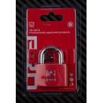 RS PRO Key Weatherproof Brass Padlock, 6mm Shackle, 43mm Body