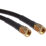 Cinch Connectors Male SMA to Male SMA RG-58 Coaxial Cable, 50 Ω, 415